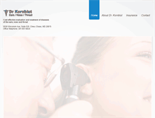Tablet Screenshot of doctoralankornblut.com